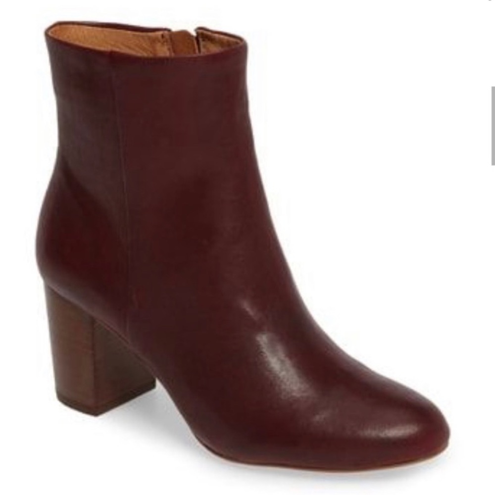 CORSO COMO heeled booties, burgundy, us9